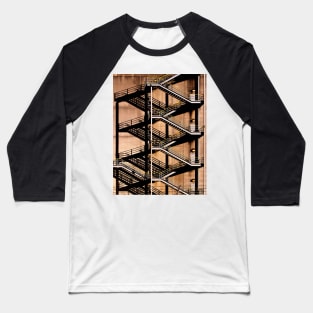 Factory Stairs Baseball T-Shirt